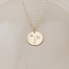Load image into Gallery viewer, Birth Flower Necklace