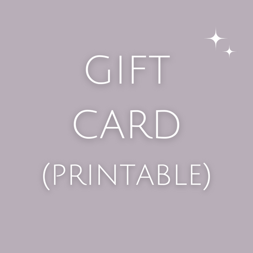 Gift Card (printable)