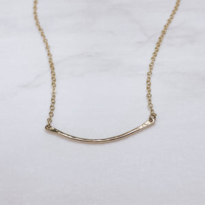 Hammered Curve Necklace