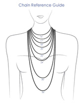 Load image into Gallery viewer, Hammered Chevron Necklace
