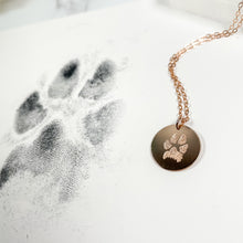 Load image into Gallery viewer, Paw Print Custom Necklace